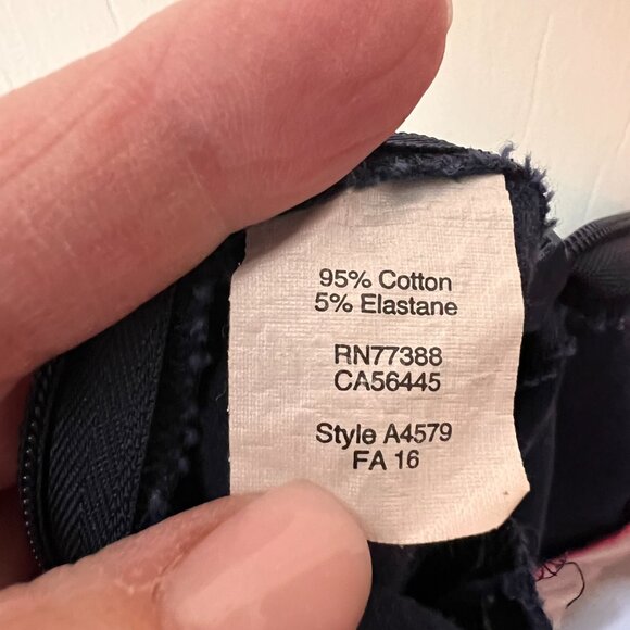 Ladies J Crew Slacks Size 2P Navy Side Zip Skinny‎ Stretch Ankle - Picture 5 of 5